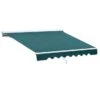 OUTSUNNY Motorised Aluminium Awning Green - 2.5m -GardenChic Elegant Shop 1 1 201 15