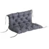 OUTSUNNY Oxford Cloth 2 Seater Swing Chair - Cushion Grey