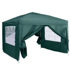 OUTSUNNY Pop Up Gazebo Canopy Green - 3 X 3m -GardenChic Elegant Shop 1 1 242 34