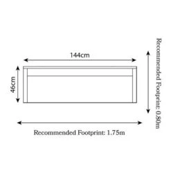St Andrews Folding Bench 3 Seater -GardenChic Elegant Shop 110214 1000px x 800px 4