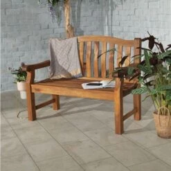 Lytham Garden Bench 2 Seater 14 Lytham Garden Bench 2 Seater -GardenChic Elegant Shop 110215 lifestyle rc 4 7