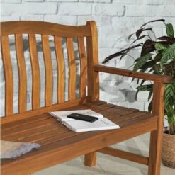 Lytham Garden Bench 3 Seater 17 Lytham Garden Bench 3 Seater -GardenChic Elegant Shop 110216 lifestyle rc 5 7