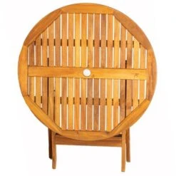 Manhattan Round Dining Set With Folding Armchairs 4 Seater -GardenChic Elegant Shop 110304 table 1 7