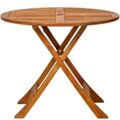 Manhattan Round Dining Set With Folding Armchairs 4 Seater -GardenChic Elegant Shop 110304 table 5 10