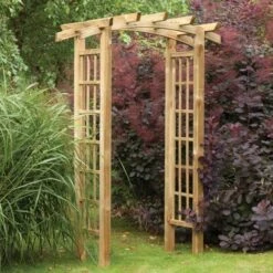 Ryeford Arch With Trellis Side Panels