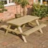 Picnic Table And Bench Set -GardenChic Elegant Shop 1329837088 47505500