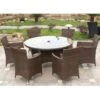 Cannes 6 Person Round Dining Set 1 Cannes 6 Person Round Dining Set -GardenChic Elegant Shop 1355757390 23193000