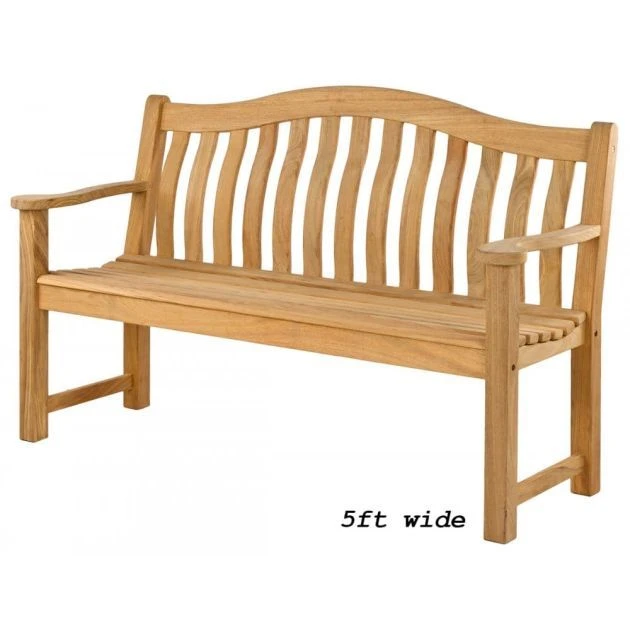 Roble Turnberry Bench - 2 Widths Available 4 Roble Turnberry Bench - 2 Widths Available - Image 2