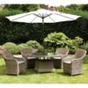Wentworth 4 Person Round Dining Set - 3 Chair Options -GardenChic Elegant Shop 1417171179 43467000