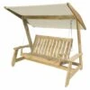 Alexander Rose Pine Farmers Swing Seat With Canopy -GardenChic Elegant Shop 1446221129 03386600