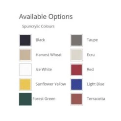 Sirocco 3.0m Round Spuncrylic Parasol -GardenChic Elegant Shop 1503502508 27247100 1