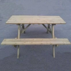 Pantheon Timber 6ft Garden Picnic Table -GardenChic Elegant Shop 1518786532 01117400