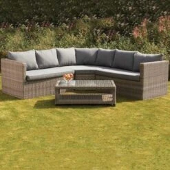 Wentworth 4 Piece Corner Lounging Set