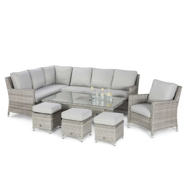 Maze Oxford Corner Dining Set With Armchair Rising Table And Ice Bucket 10 Maze Oxford Corner Dining Set With Armchair Rising Table And Ice Bucket - Image 8