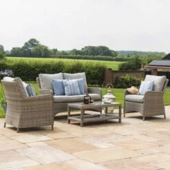 Maze Oxford High Back Sofa Set