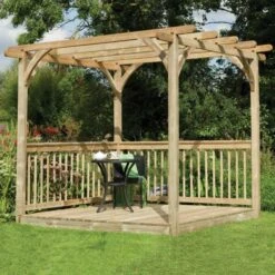 Ultima Pergola Deck Kit 2.5m X 2.46m -GardenChic Elegant Shop 1541423349 92060000