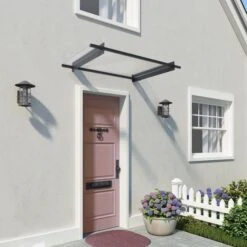 Nancy 1500 Door Cover Dark Grey -GardenChic Elegant Shop 1542365364 65791900