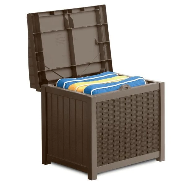 Small Storage Seat In Brown 7 Small Storage Seat In Brown - Image 5