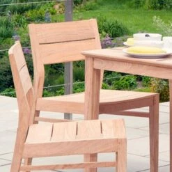 Roble 0.8m Square Dining Set -GardenChic Elegant Shop 1561119911 62179000