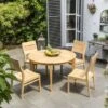 Roble 1.25m Round Dining Set -GardenChic Elegant Shop 1561126725 15820400