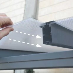 Sierra 3m X 3.05m Grey Patio Cover -GardenChic Elegant Shop 1565183036 82356400