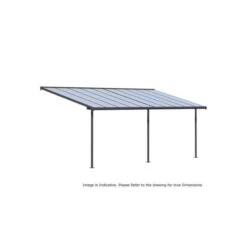 Sierra 3m X 7.3m Grey Patio Cover