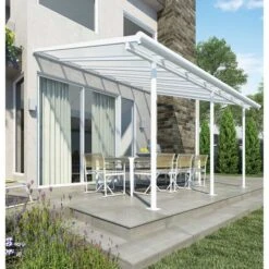 Sierra 3m X 4.25m White Patio Cover