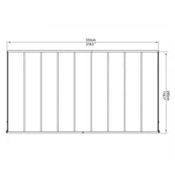 Sierra 3m X 5.46m White Patio Cover -GardenChic Elegant Shop 1565341293 44463000