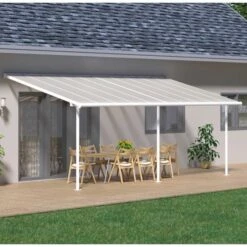 Sierra 3m X 6.10m White Patio Cover