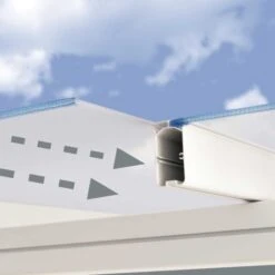 Sierra 3m X 7.3m White Patio Cover -GardenChic Elegant Shop 1565343267 56835800