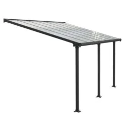 3m X 4.25m Patio Cover - Grey