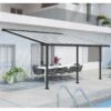 Olympia 3m X 5.46m Patio Cover Grey
