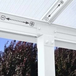 Olympia 3m X 3.05m Patio Cover White -GardenChic Elegant Shop 1565689713 19799000