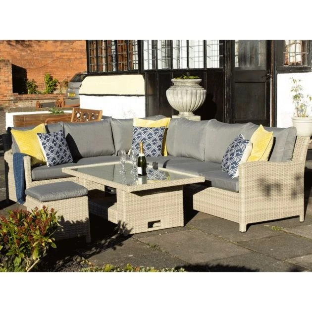 Lisbon Deluxe Modular Corner Dining Set 5 Lisbon Deluxe Modular Corner Dining Set - Image 3