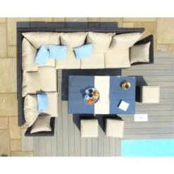 Maze Henley Corner Dining Set With Rising Table -GardenChic Elegant Shop 1581438345 80893000