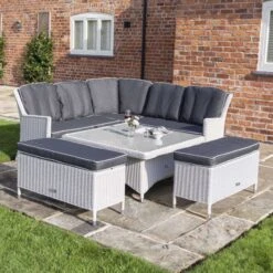 Prestbury Corner Dining Set -GardenChic Elegant Shop 1583766205 04842100