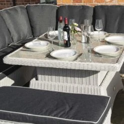 Prestbury Corner Dining Set -GardenChic Elegant Shop 1583766211 50472400