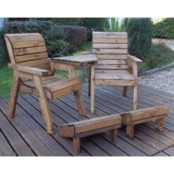 Deluxe Lounger Set Angled