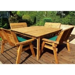 8 Seater Square Table Set With 4 X Benches 12 8 Seater Square Table Set With 4 X Benches -GardenChic Elegant Shop 1606815947 72901100