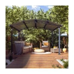 Best Seller 9 Tuscon 5000 Garden Gazebo Grey