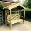 Cottage 3 Seat Arbour & Trellis