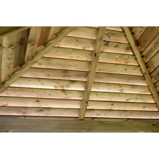 Venetian Wooden Garden Pavilion With Decking Floor 7 Venetian Wooden Garden Pavilion With Decking Floor - Image 5