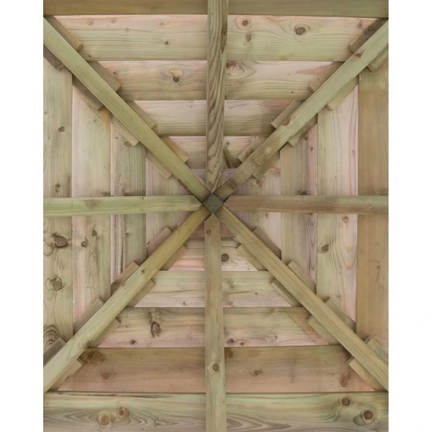 Venetian Wooden Garden Pavilion With Decking Floor 8 Venetian Wooden Garden Pavilion With Decking Floor - Image 6