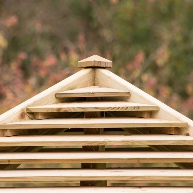 Venetian Wooden Garden Pavilion With Decking Floor 9 Venetian Wooden Garden Pavilion With Decking Floor - Image 7