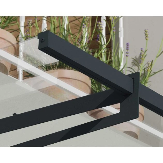 Bremen 1500 Door Canopy Clear Grey 6 Bremen 1500 Door Canopy Clear Grey - Image 4