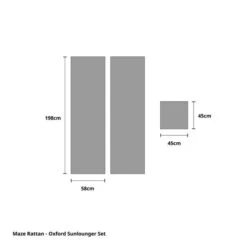 Maze Rattan Oxford Sunlounger Set -GardenChic Elegant Shop 1626796663 00887700