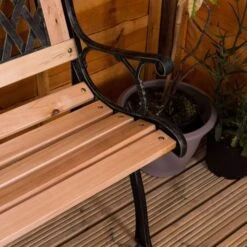 Garden Bench Twin Cross Style 19 Garden Bench Twin Cross Style -GardenChic Elegant Shop 1628770927 98545400