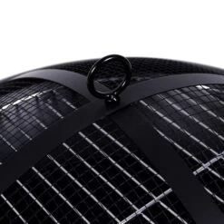 Folding Steel Fire Pit Black -GardenChic Elegant Shop 1630424278 44741000