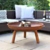 Spark Fire Pit With Legs Rust 81cm -GardenChic Elegant Shop 1634657949 29326900 1