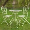 Blaisdon 3 Piece Bistro Set Cream